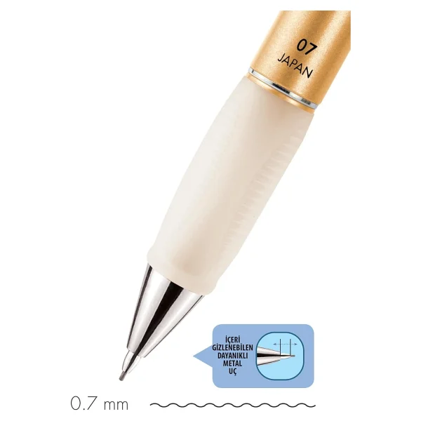 Serve Deep Metalik Altın 0.7 Mm Uçlu Kalem - Görsel 7