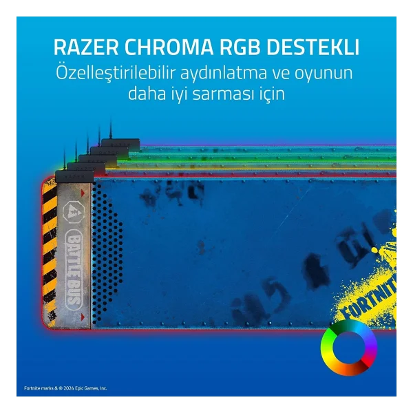 Razer Goliathus Extended Chroma Fortnite Edition Rz02-02500800-R3m1 Mouse Pad - Görsel 5