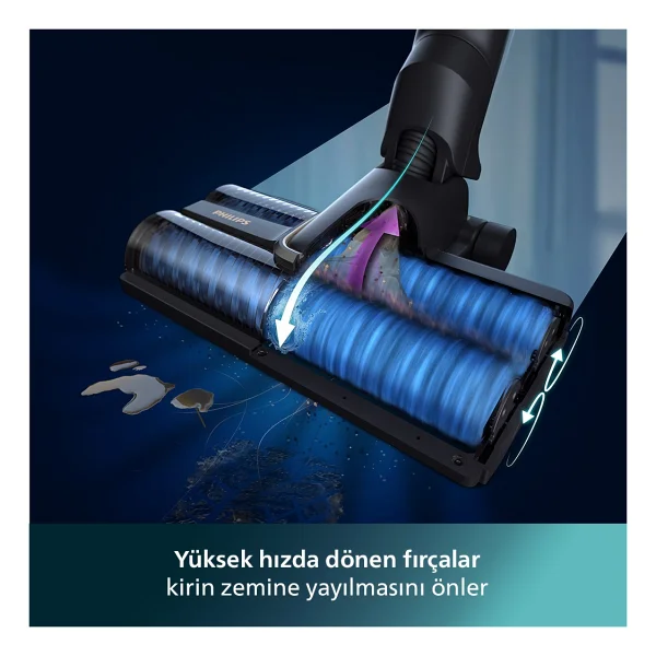 Philips Aqua Trio Xw7110/01 Islak Kuru Şarjlı Dikey Süpürge - Görsel 3