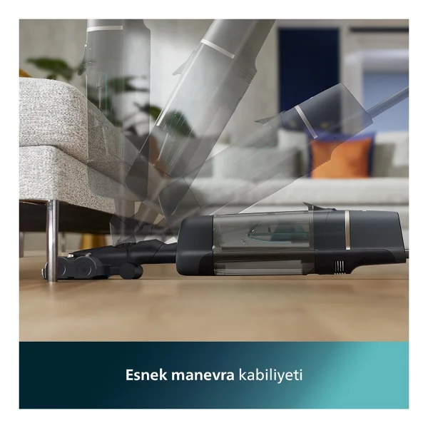 Philips Aqua Trio Xw7110/01 Islak Kuru Şarjlı Dikey Süpürge - Görsel 6