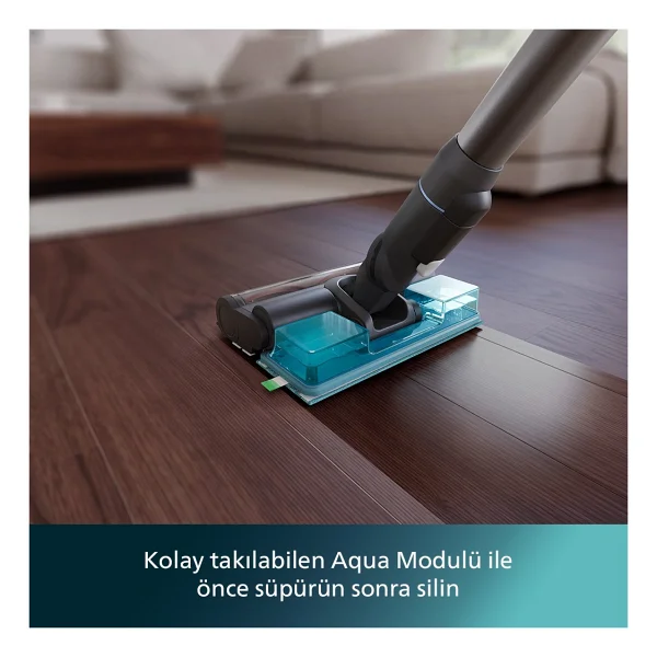 Philips 7000 Serisi Aqua Xc7053/01 Şarjlı Dikey Süpürge - Görsel 4
