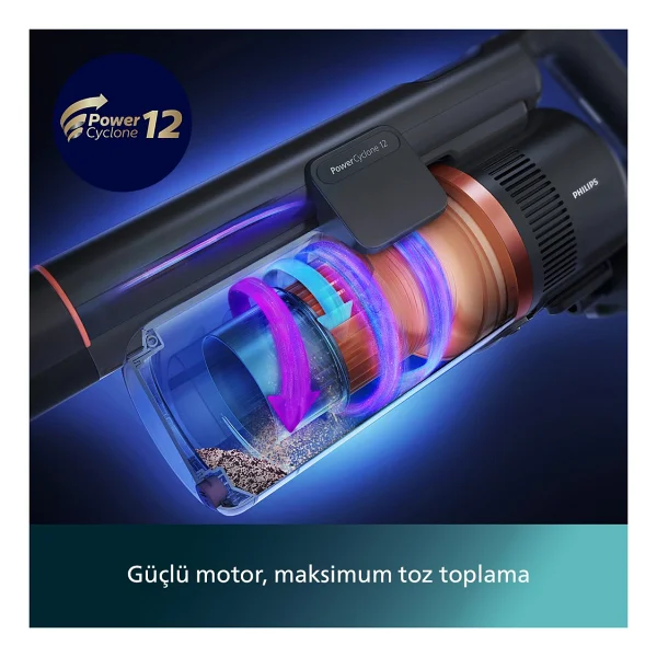 Philips 7000 Serisi Aqua Xc7053/01 Şarjlı Dikey Süpürge - Görsel 7