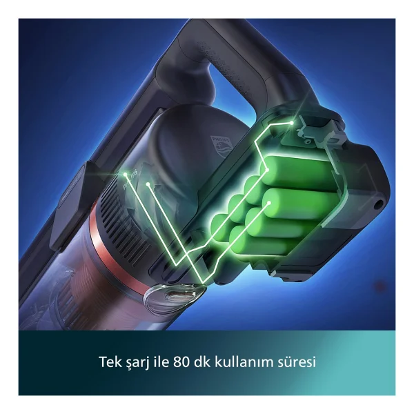 Philips 7000 Serisi Aqua Xc7053/01 Şarjlı Dikey Süpürge - Görsel 9