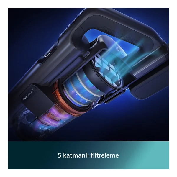 Philips 7000 Serisi Aqua Xc7053/01 Şarjlı Dikey Süpürge - Görsel 10
