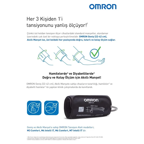 Omron M2+ Digital Koldan Ölçer Tansiyon Aleti - Görsel 3