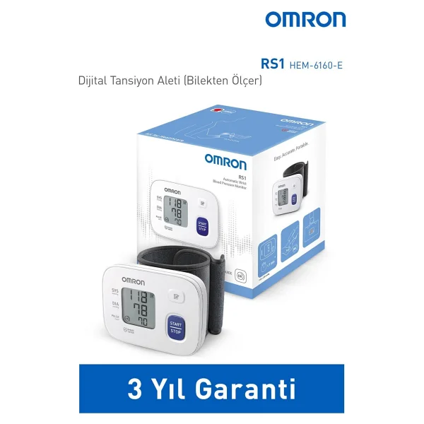 Omron Rs1 Hem-6160-E Intellisense Bilekten Dijital Tansiyon Aleti - Görsel 7