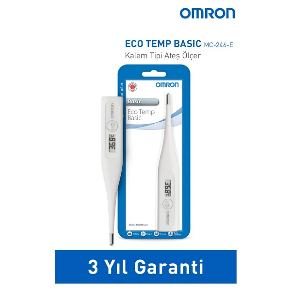 Omron Eco Temp Basic Mc-246-E Dijital Ateş Ölçer - Görsel 4