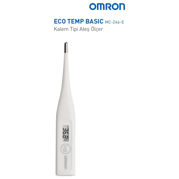 Omron Eco Temp Basic Mc-246-E Dijital Ateş Ölçer - Görsel 5