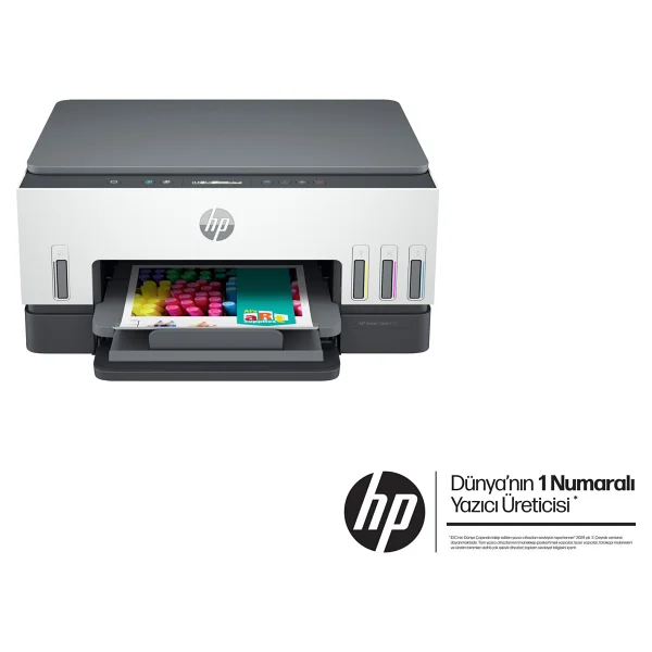 Hp Smart Tank 670 6uu48a Wi-Fi + Tarayıcı + Fotokopi Renkli Çok Fonksiyonlu Tanklı Mürekkep Püskürtmeli Yazıcı - Görsel 3