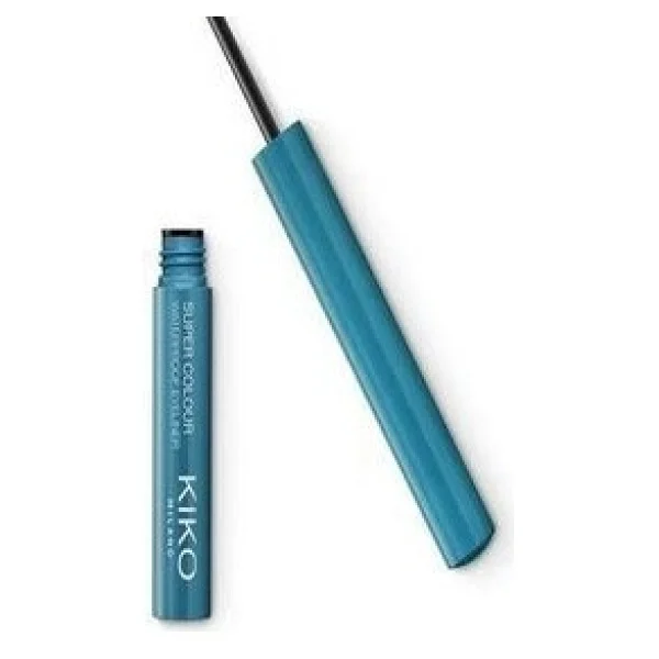 Kıko Milano New Super Colour Waterproof 04 Green Teal Likit Eyeliner - Görsel 3