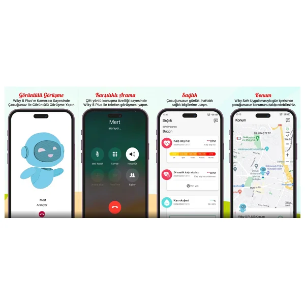 Wiky Watch 5 Plus Mavi Akıllı Çocuk Saati - Görsel 9