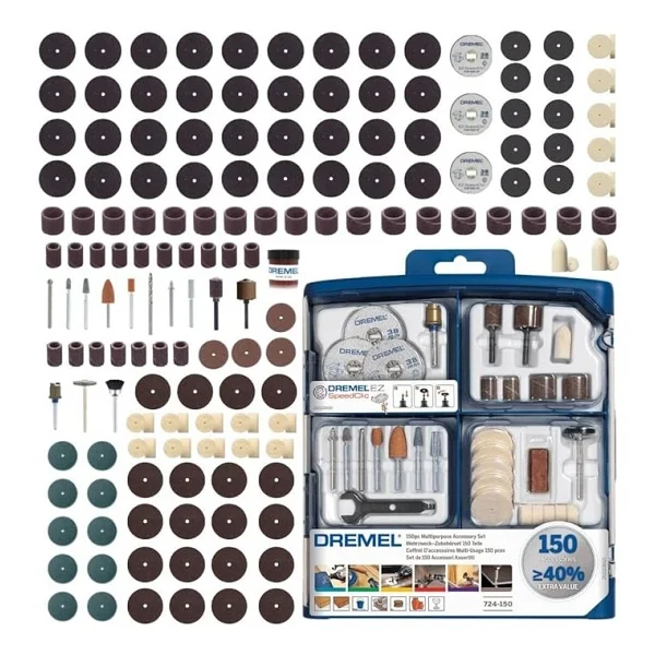 Dremel 724 Multipurpose 150 Parça Çok Amaçlı Aksesuar Seti - Görsel 2