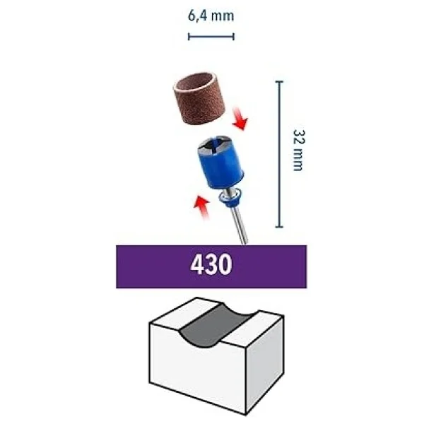 Dremel Sc407 Zımparalama Bandı - Görsel 2