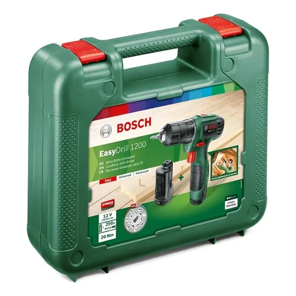 Bosch Easydrill 1200 Tek Akülü 1.5 Ah Vidalama Makinesi - Görsel 2