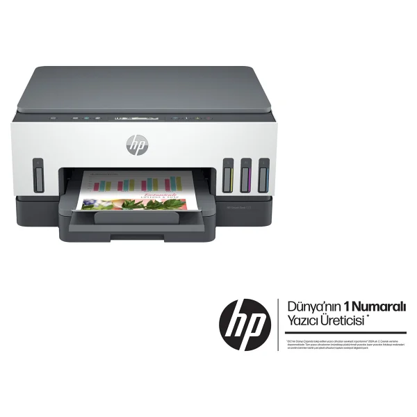Hp Smart Tank 720 6uu46a Tarayıcı + Fotokopi + Wi-Fi Çok Fonksiyonlu Mürekkep Püskürtmeli Yazıcı - Görsel 3