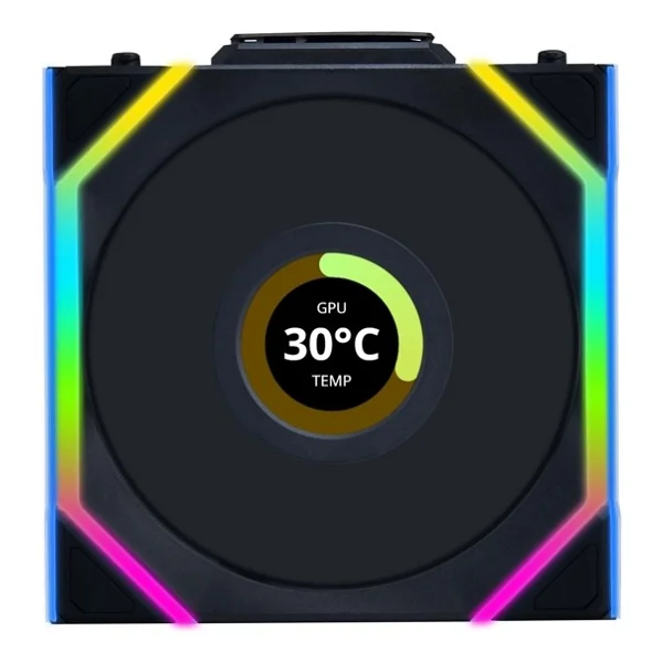 Lian Li Unı Fan Sl Wireless Lcd 120 G99.12sllcd1w1b.00 Siyah 12 Cm Kasa Fanı - Görsel 2