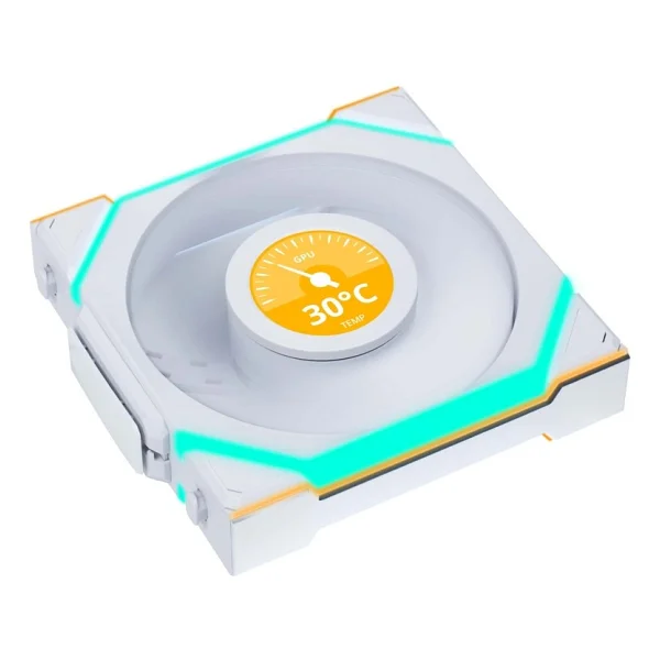 Lian Li Unı Fan Sl Wireless Lcd 120 Reverse G99.12rsllcd1w1w.00 Beyaz 12 Cm Kasa Fanı - Görsel 4