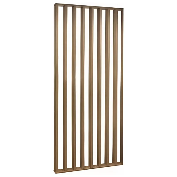 100cm X 200cm Ahşap Çıtalı Paravan Oda Ayırıcı Seperatör Duvar Dekor 100cm X 200cm - 100x200 Cm - Koyu Kahve - Görsel 2