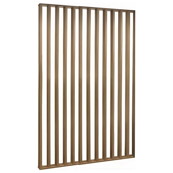 150cm X 250cm Ahşap Çıtalı Paravan Oda Ayırıcı Seperatör Duvar Dekor 150cm X 250cm - 150x250 Cm - Koyu Kahve - Görsel 3