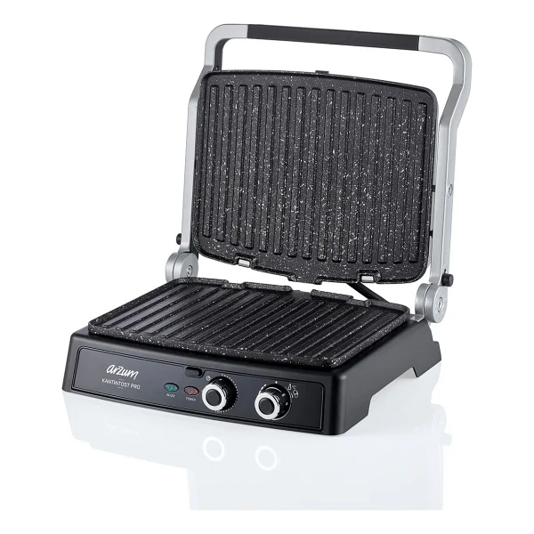 Arzum Ar2044-Inx Kantintost Pro 2000 W Izgara Ve Tost Makinesi Inox - Görsel 5