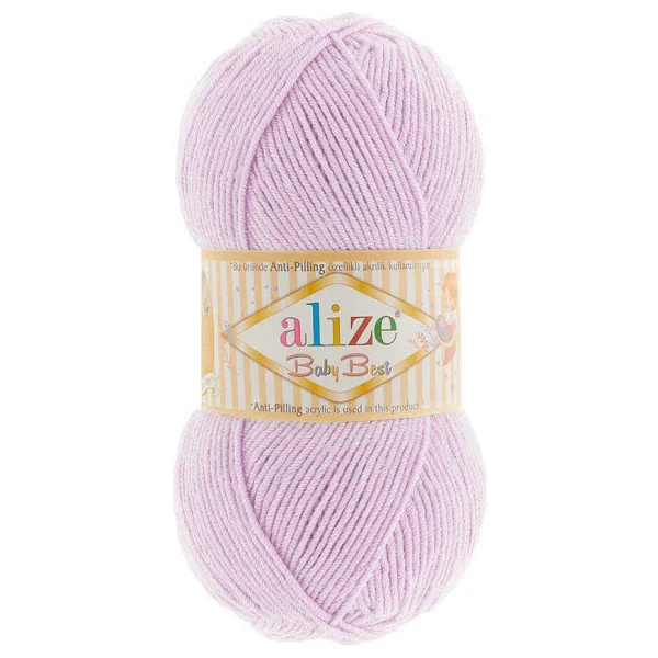 Alize Baby Best El Örgü İpi 62 Açık Krem - Görsel 6