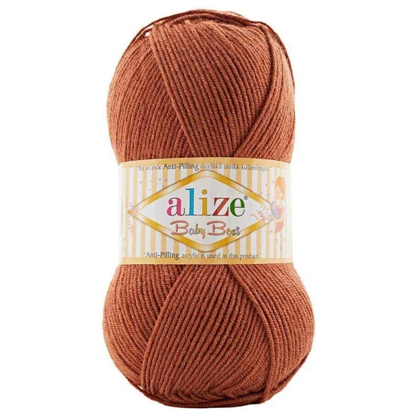Alize Baby Best El Örgü İpi 62 Açık Krem - Görsel 5