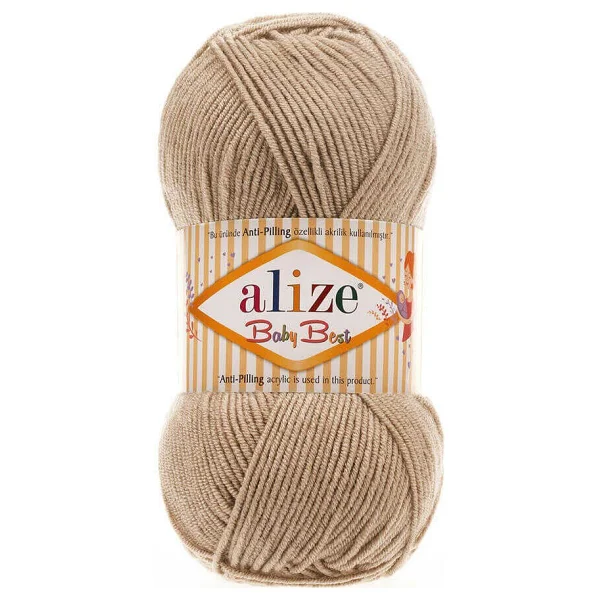 Alize Baby Best El Örgü İpi 62 Açık Krem - Görsel 5
