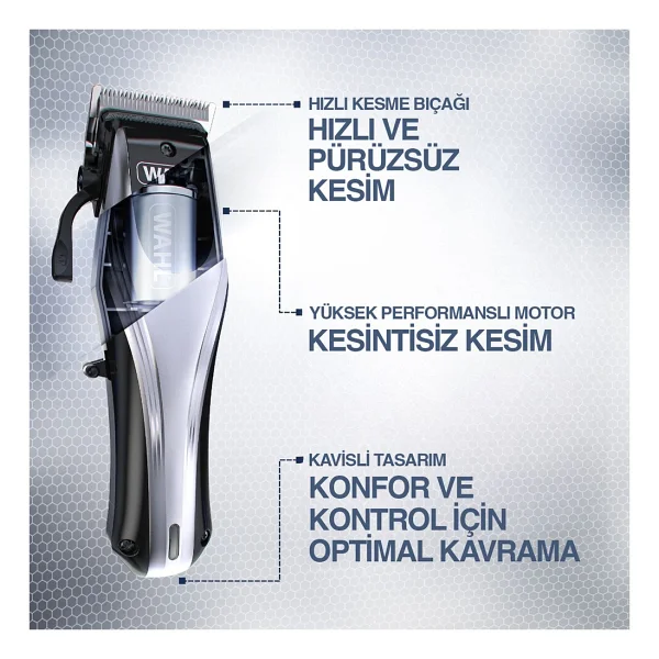 Wahl 09657-0460 Rapid Clip Saç Kesme Makinesi - Görsel 9