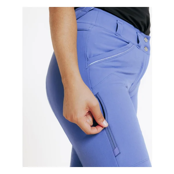 Decathlon Fouganza Kadın Binici Pantolonu - Lacivert - 900 - S - Lacivert - Mor - Görsel 4