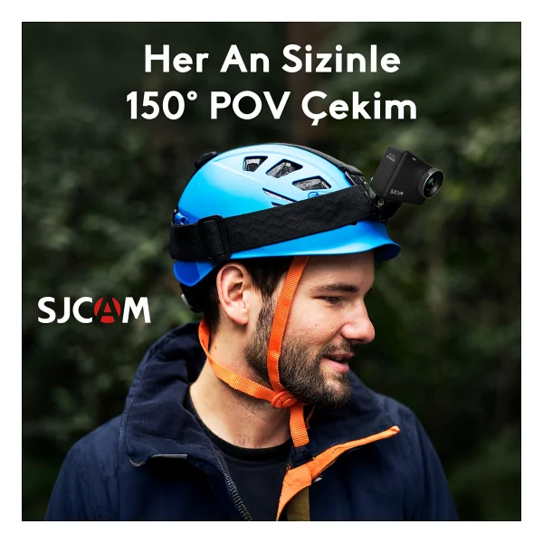 Sjcam Sj10 Pro Wi-Fi 4K Mavi Aksiyon Kamerası - Görsel 5