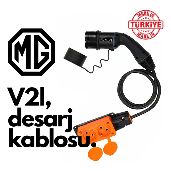 Evoşarj Elektrikli Araç Deşarj Kablosu - Görsel 6