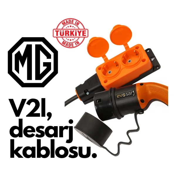 Evoşarj Elektrikli Araç Deşarj Kablosu - Görsel 2