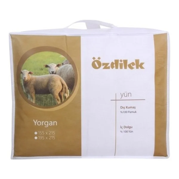 Özdilek 195x215 Cm Yün Çift Kişilik Yorgan - Görsel 2