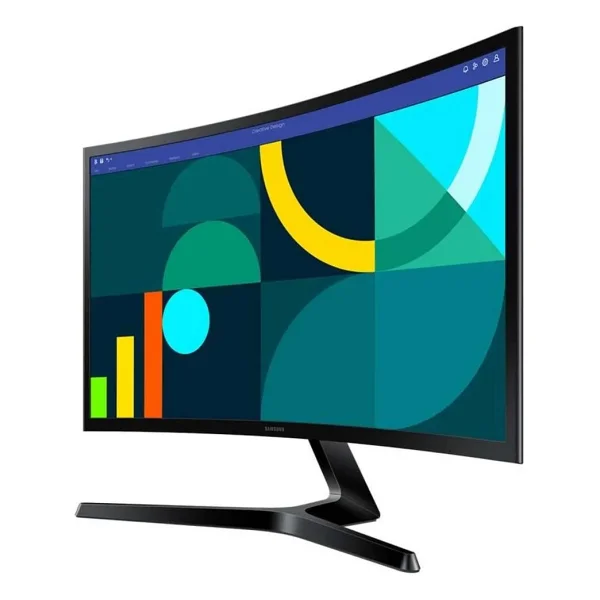 Samsung Essential S3 Ls27d366gauxuf 27" 4 Ms Full HD Curved 100 Hz Monitör - Görsel 3