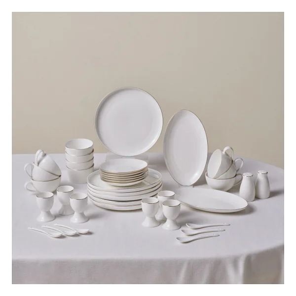 Karaca Elegance Bone Favaro 38 Parça 6 Kişilik Kahvaltı Takımı - Görsel 2
