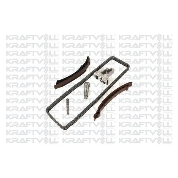 Kraftvoll 12100032 Eksantrik Zincir Seti M111 W124 93-95 W202 94-00 W203 00-02 W210 95-01 A0029977394 - Görsel 2