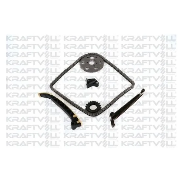 Kraftvoll 12100024 Eksantrik Zincir Seti Om660 Cabrio 450 01-04 City-Coupe 450 99-04 Fortwo 07- A6609970094 - Görsel 2