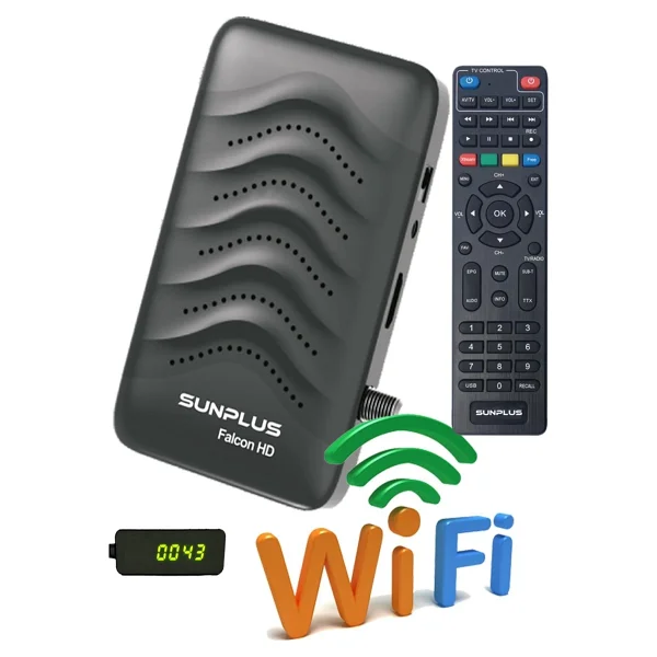 Sunplus Astra Falcon Wi-Fi Full HD Uydu Alıcısı - Görsel 5
