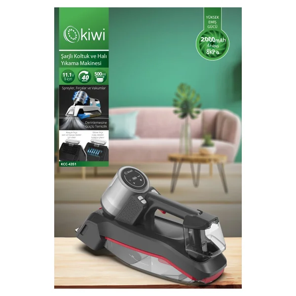 Kiwi Kcc-4351 Koltuk Ve Halı Yıkama Makinesi - Görsel 5