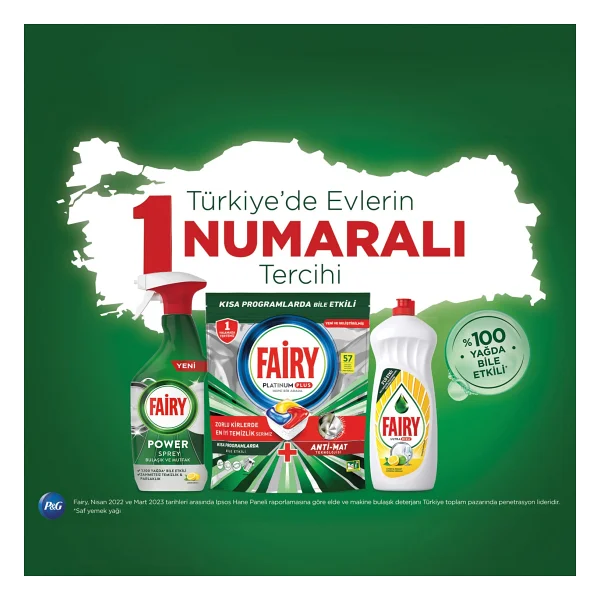 Fairy Platinum Bulaşık Makinesi Tableti 60'lı - Görsel 7