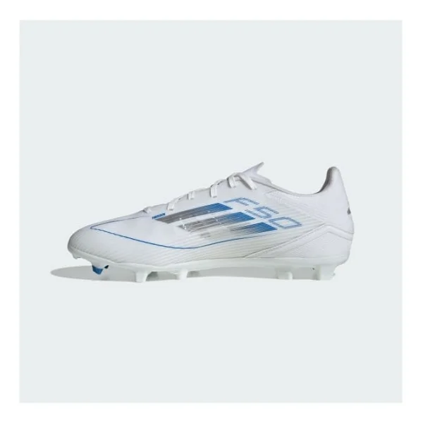 Adidas F50 League Fg/Mg Ie1293 Beyaz-Mavi Erkek Krampon - Görsel 2