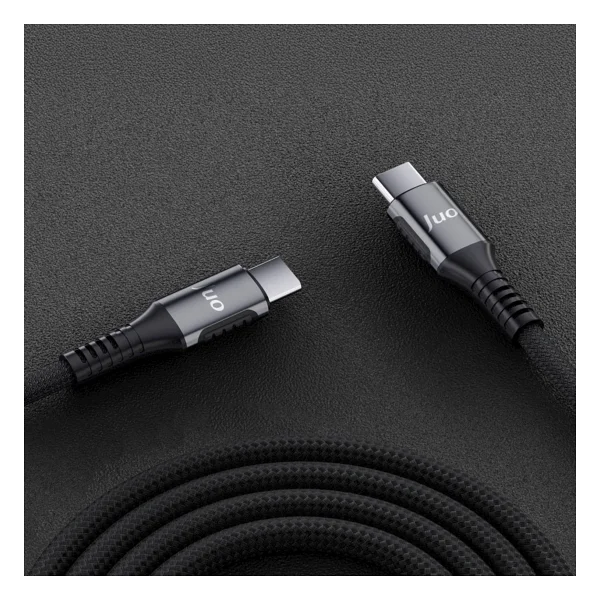 Juo Jcbk102 100 W 2 M Type-C To Type-C Hızlı Şarj Kablosu - Görsel 4
