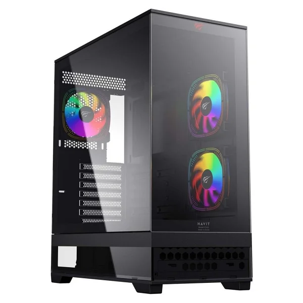 Havit Cf925 RGB Fanlı Siyah E-Atx Oyuncu Kasası - Görsel 6