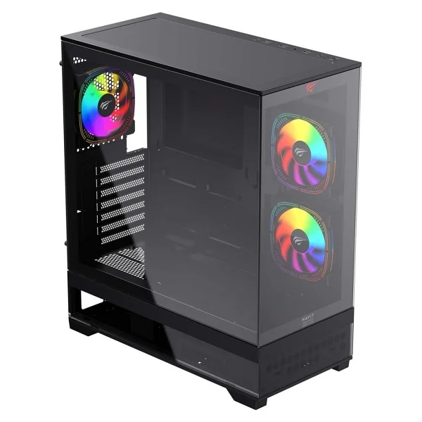 Havit Cf925 RGB Fanlı Siyah E-Atx Oyuncu Kasası - Görsel 2