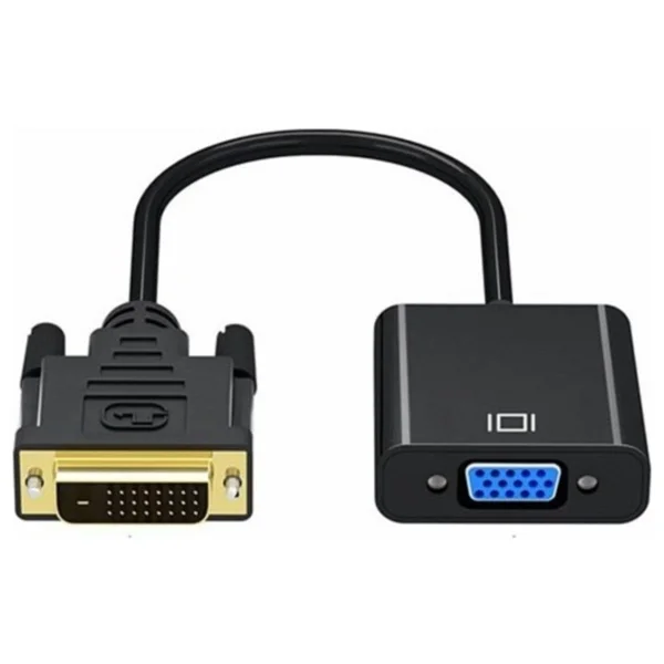 Dvi To Vga Aktif Dönüştürücü Kablo (Dvi-D Erkek - Vga) Dvı Vga - Görsel 2