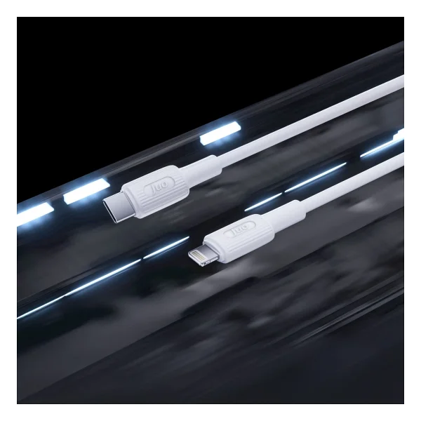 Juo Jcbs271-W 1 M Beyaz Type-C To Lightning Hızlı Şarj Kablosu - Görsel 3