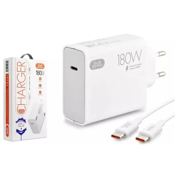 Subzero Sg82 180 W Type-C Kablolu Hızlı Şarj Aleti - Görsel 4