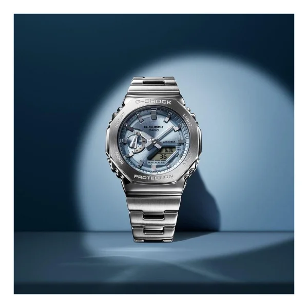 Casio G-Shock Gm-2110d-2adr Açık Mavi Erkek Kol Saati - Görsel 2
