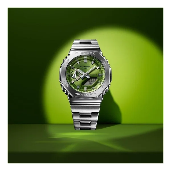 Casio G-Shock Gm-2110d-3adr Yeşil Erkek Kol Saati - Görsel 3