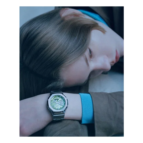 Casio G-Shock Gm-2110d-3adr Yeşil Erkek Kol Saati - Görsel 7